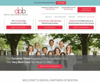 Dentalpartnersofboston.com(Boston Dentist) Screenshot