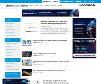 Dentalproductsreport.com(Dental Products Report) Screenshot