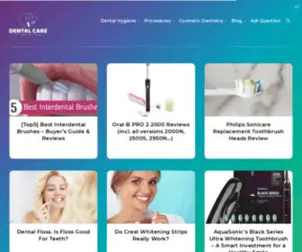 Dentalprove.com(Your Guide to Dental Care Products) Screenshot