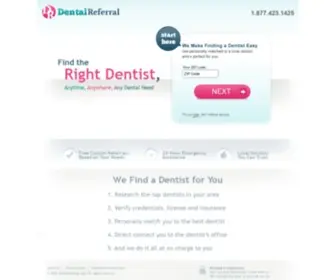 Dentalreferral.com(Dental Referral) Screenshot