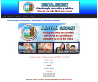 Dentalsecret.com.mx(Consultorio Dental Secret) Screenshot