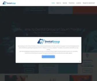 Dentalsfl.com(Dental Group of South Florida) Screenshot