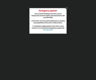 Dentalsmilesatdacula.com(Dentist in Dacula) Screenshot