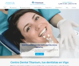 Dentaltitanium.com(Odontología en Vigo) Screenshot