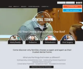 Dentaltownsmiles.com(Dental Town Dentistry) Screenshot