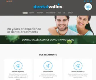 Dentalvalles.com(Dental Vallès) Screenshot