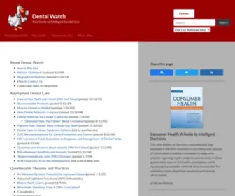 Dentalwatch.org(Dental Watch) Screenshot