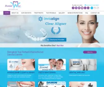 Dentalwiseclinic.com(Thailand Best Dental Clinic) Screenshot