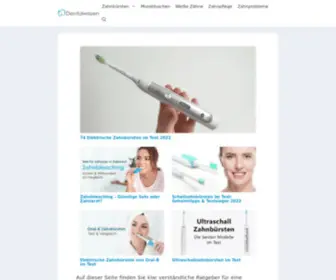 Dentalwissen.com(Elektrische Zahnbürsten Tests) Screenshot