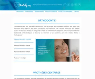 Dentaly.org(Votre portail francophone sur les soins dentaires) Screenshot