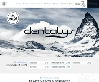 Dentalys.com(Payerne, Montreux, Avenches, Estavayer, Yverdon) Screenshot