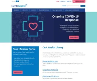 Dentaquest.com(Oral Health Care & Dental Insurance) Screenshot