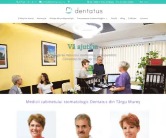 Dentatus.ro(Cabinet Stomatologic Dentatus) Screenshot