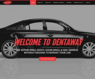 Dentawaytx.com(DentAway Paintless Dent Repair) Screenshot