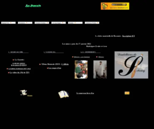 Dentellieres.com(LA DENTELLE) Screenshot