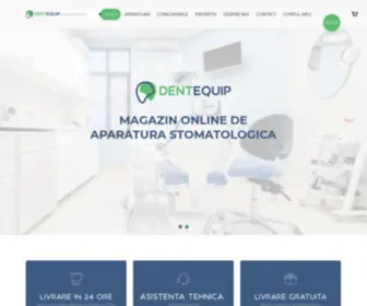 Dentequip.ro(Prima Pagina) Screenshot