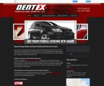 Dentexpdr.com(Dentex Paintless Dent Removal) Screenshot