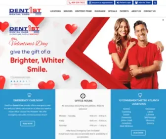 Dentfirst.com(Dentfirst dental care) Screenshot