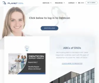 Denticon.com(Denticon by Planet DDS) Screenshot