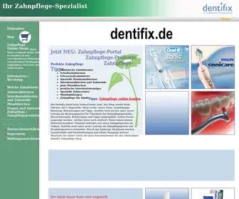 Dentifix.de(Zahnpflege Ratgeber) Screenshot