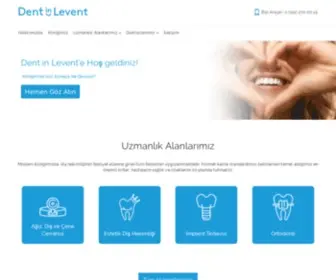 Dentinlevent.com(Dent in Levent Diş Kliniği İstanbul) Screenshot