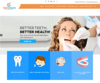 Dentinsure.in(Surety for your Pearly Whites) Screenshot