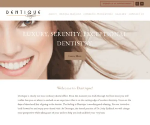 Dentique.com(Dentique) Screenshot