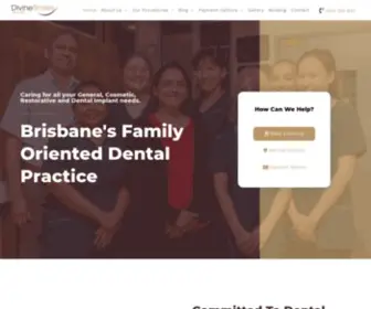 Dentist-Brisbane.com.au(Divine Smiles) Screenshot