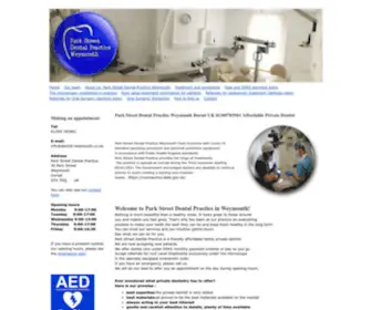 Dentist-Weymouth.co.uk(Park Street Dental Practice Weymouth Dorset UK) Screenshot