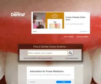 Dentist.co.nz(Find a Dentist and Dental Practices in New Zealand) Screenshot