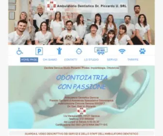 Dentista-Genova-Dottpiccardo.it(Dentista Genova Clinica Dentale) Screenshot