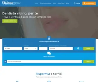 Dentistaforyou.it(Il Dentista Vicino) Screenshot