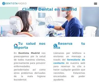 Dentistamadrid.es(Clínica Dental en Madrid) Screenshot