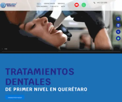 DentistasenqRo.mx(Tratamientos dentales en Querétaro) Screenshot