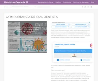 DentistasiCDmexico.com(LA IMPORTANCIA DE IR AL DENTISTA) Screenshot