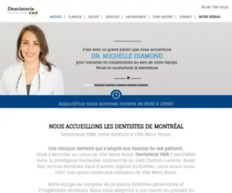 DentisterievMR.com(Dentisterie VMR Ville Mont) Screenshot