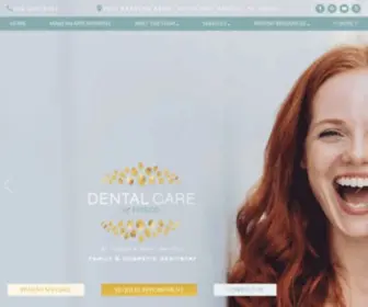 Dentistfrisco.com(Dental Care of Frisco) Screenshot