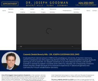 Dentistinla.com(Dr. Joseph Goodman from Top Beverly Hills Dentist) Screenshot