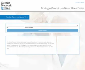 Dentistnetworkonline.com(Dentist Network Online) Screenshot