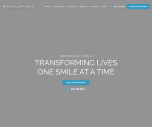 Dentistpitman.com(Dental Arts Group) Screenshot