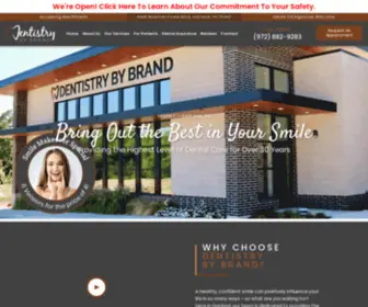 Dentistrybybrand.com(Dentist in Garland) Screenshot