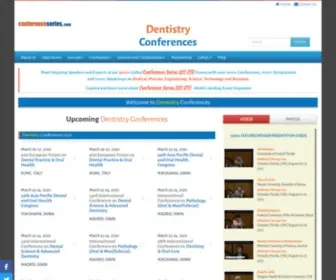 Dentistryconferences.com(Dentistry Conferences 2020) Screenshot