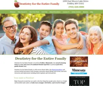 Dentistryfortheentirefamily.com(Dentistry for the Entire Family) Screenshot