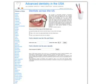 Dentistryhelp.com(Advanced dentistry in the USA) Screenshot