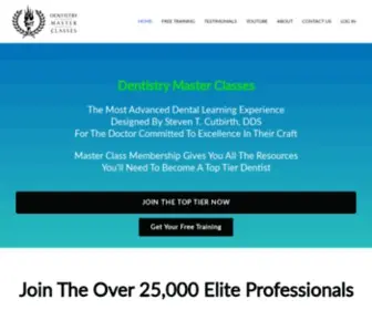 Dentistrymasterclasses.com(The Dentistry Master Classes) Screenshot