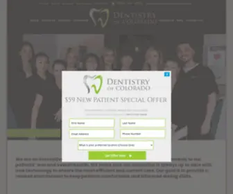 Dentistryofcolorado.com(Dentistry of Colorado) Screenshot