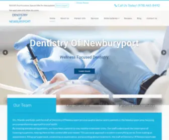 Dentistryofnewburyport.com(Dentistry Of Newburyport) Screenshot