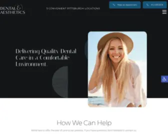 Dentistryofpittsburgh.com(Dental & Aesthetics Of Pittsburgh) Screenshot