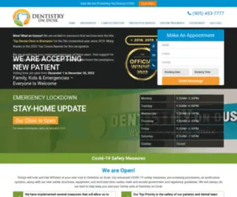 Dentistryondusk.com(Trusted Brampton Dentist) Screenshot