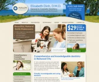 Dentistryredwoodcity.com(Dentist Redwood City) Screenshot